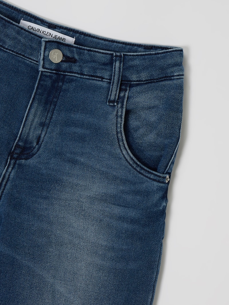 Barrel Leg Jeans mit Stretch-Anteil in jeans