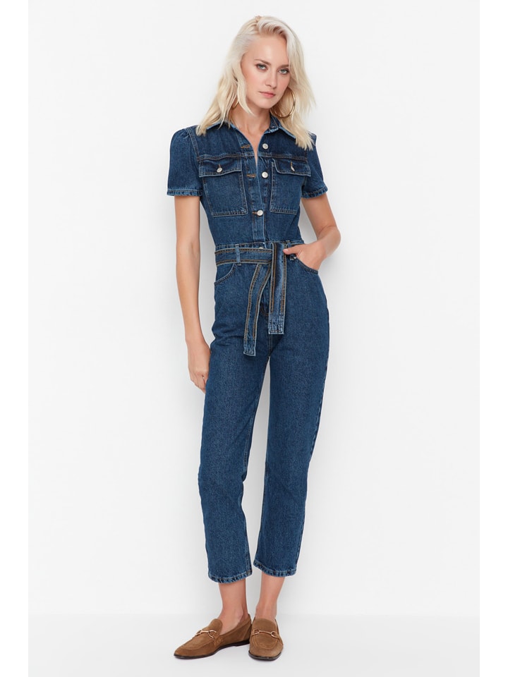 trendyol Jumpsuit in Blau günstig kaufen