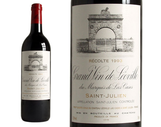 Château Leoville Las Cases Rouge 1993, Second Cru Classé En 1855 Bordeaux Saint-Julien