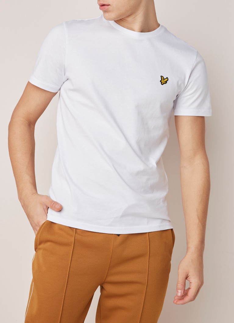 Lyle & Scott  T-shirt met merkembleem