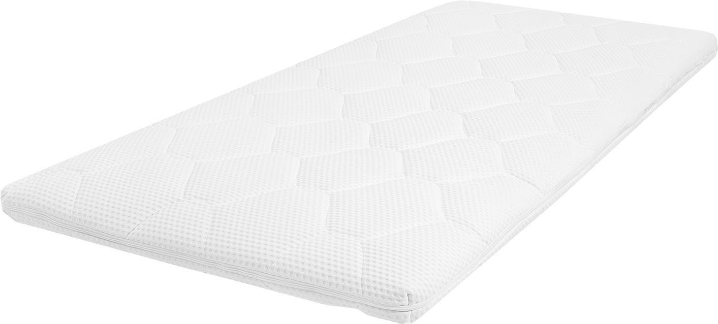 Gelschaummatratze Topper Eco Flex, Breckle Northeim, 9 cm hoch, (1-tlg), aufwendiger Pyramidenschnitt mit 1500+ Entlastungspunkten für Rücken