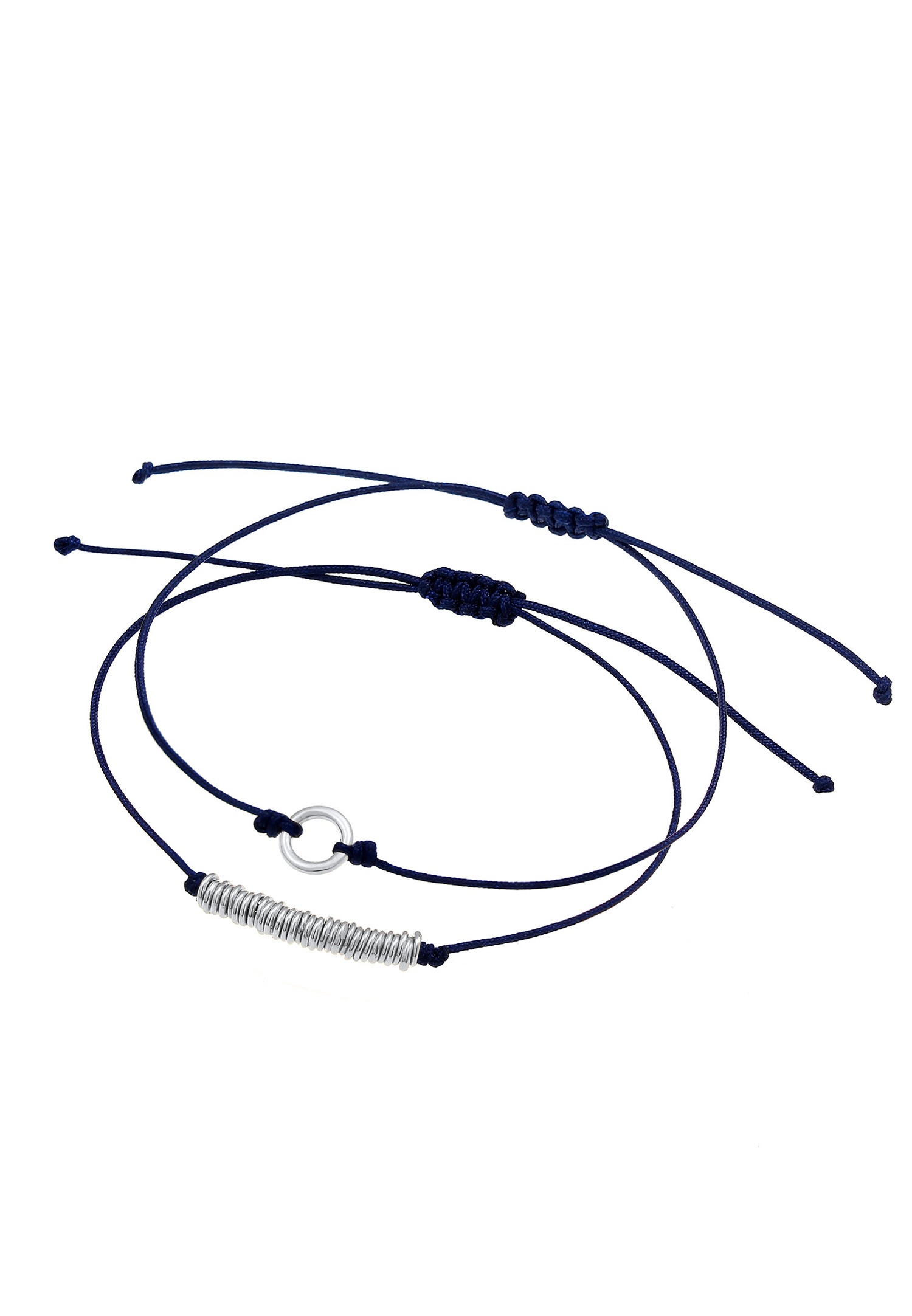 Elli Women's Set of 2 Basic Nylon in 925 Sterling Silver