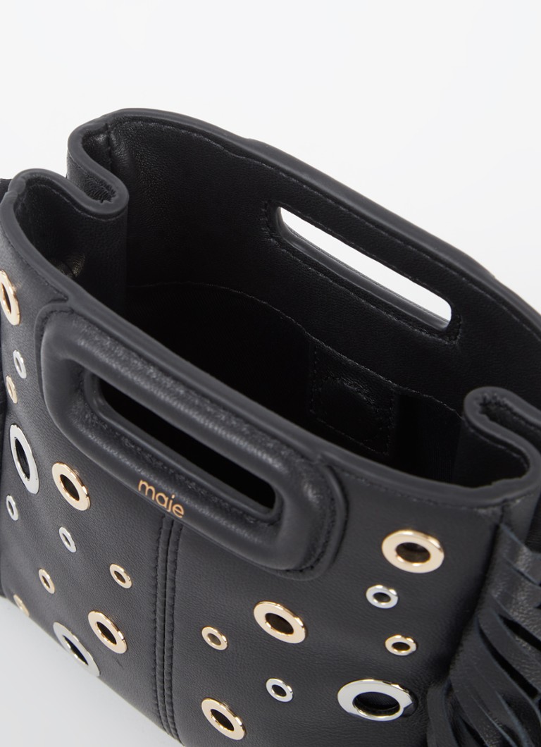 Majee lampaannahkainen crossbody-laukku irrotettavalla olkahihnalla