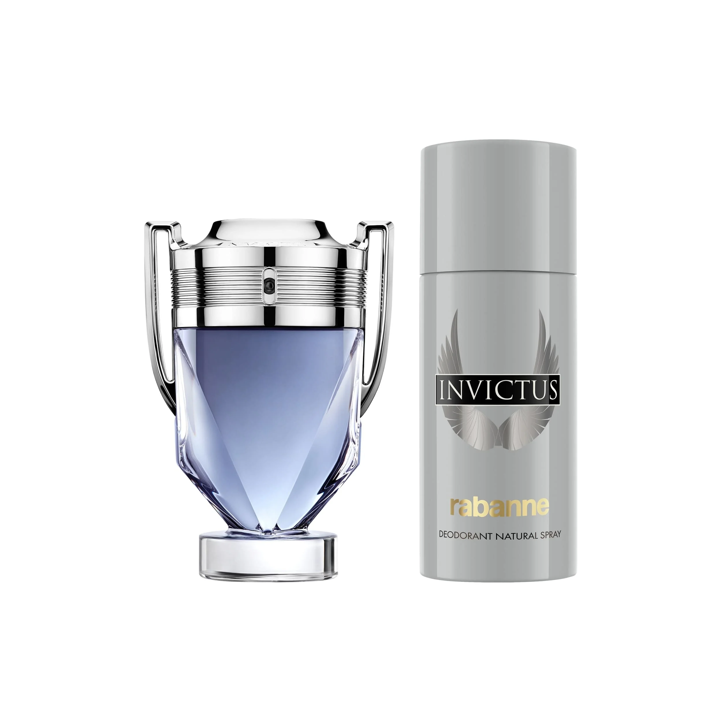 Invictus Eau de Toilette + set dezodoransa u spreju - set muških parfema, toaletna voda, dezodorans u spreju