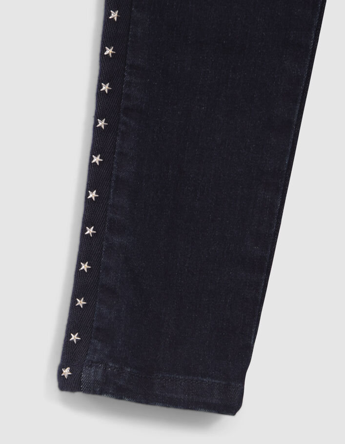Jean SKINNY brut avec clous-étoiles Waterless fille
