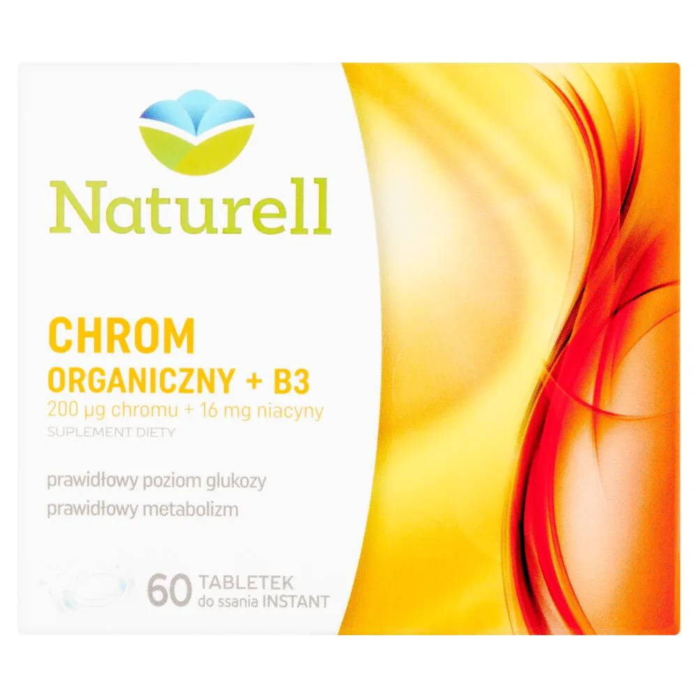 Naturell органски хром + Б3, таблете за жвакање