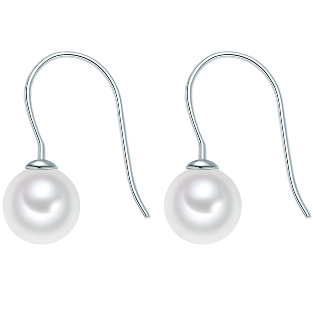 Rafaela Donata Boucles d'oreille en argent Argent sterling Perles organiques en Argent Boucles d'oreilles