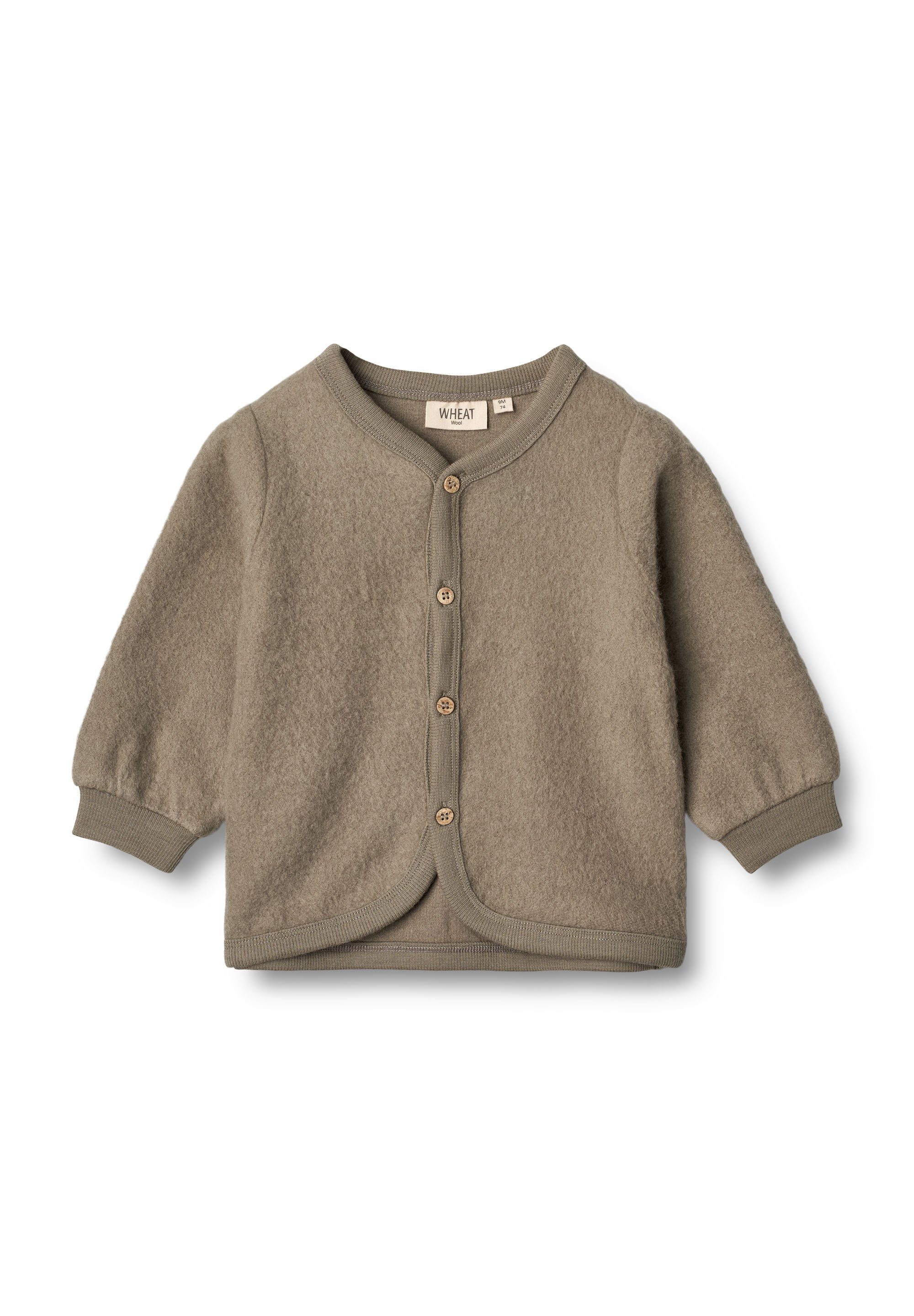 WHEAT Cardigan Wool Fleece Schnelltrocknend; Atmungsaktiv