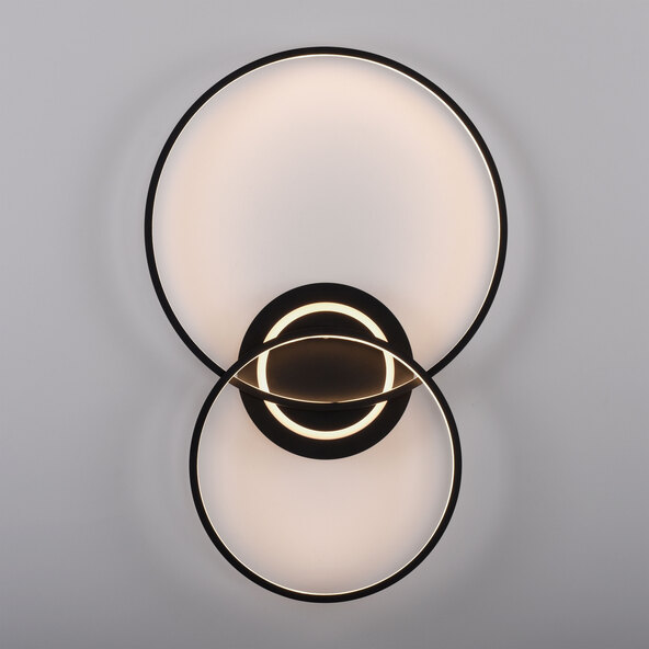 LED-Deckenleuchte ASMINA, schwarz