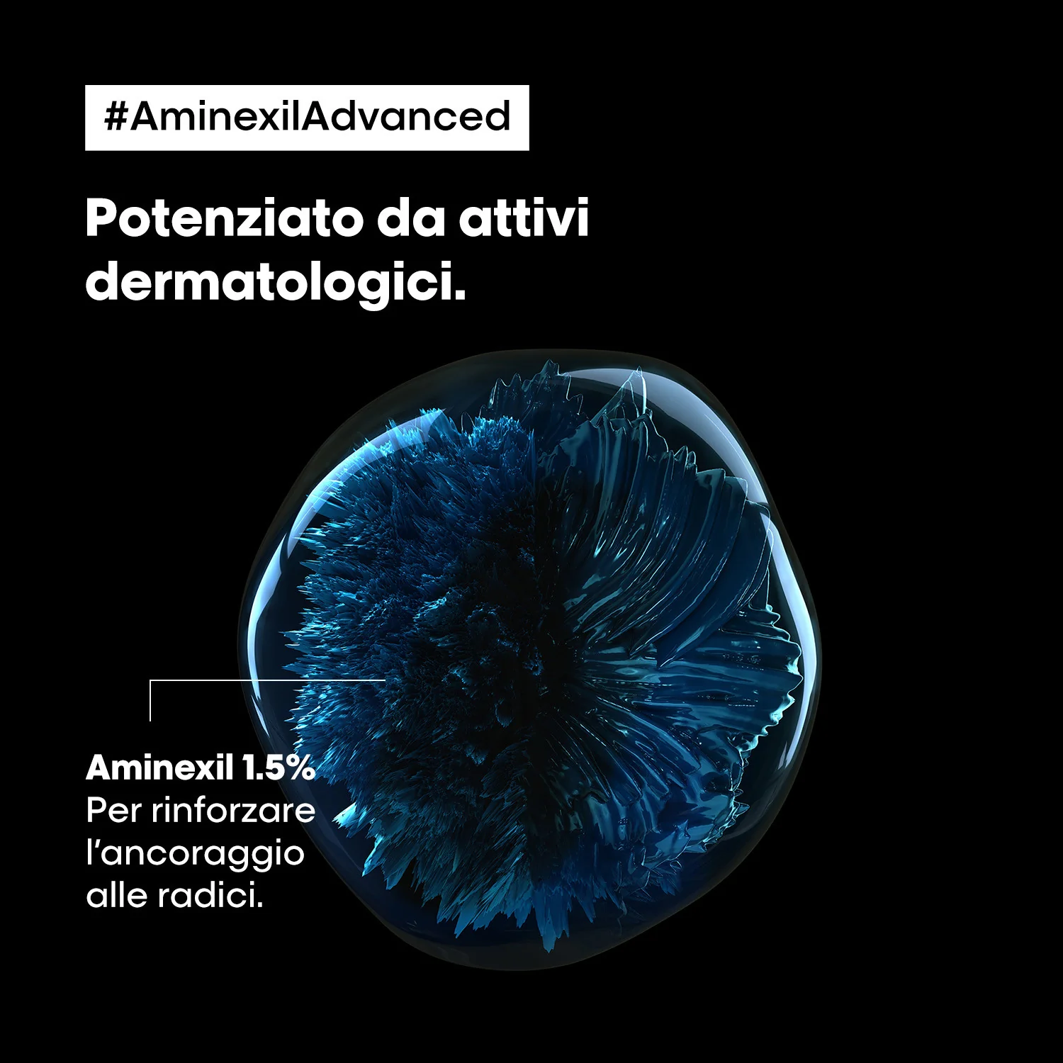 SERIE EXPERTOS Nuevo suero Aminexil Advanced para un cabello más abundante y fuerte - Tratamiento anticaída, suero capilar