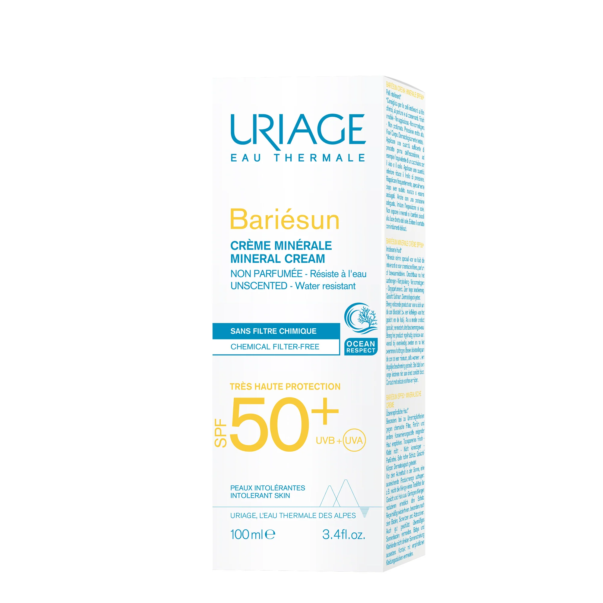 Crema mineral BARIESUN SPF50+ - Protector solar corporal de alta protección.