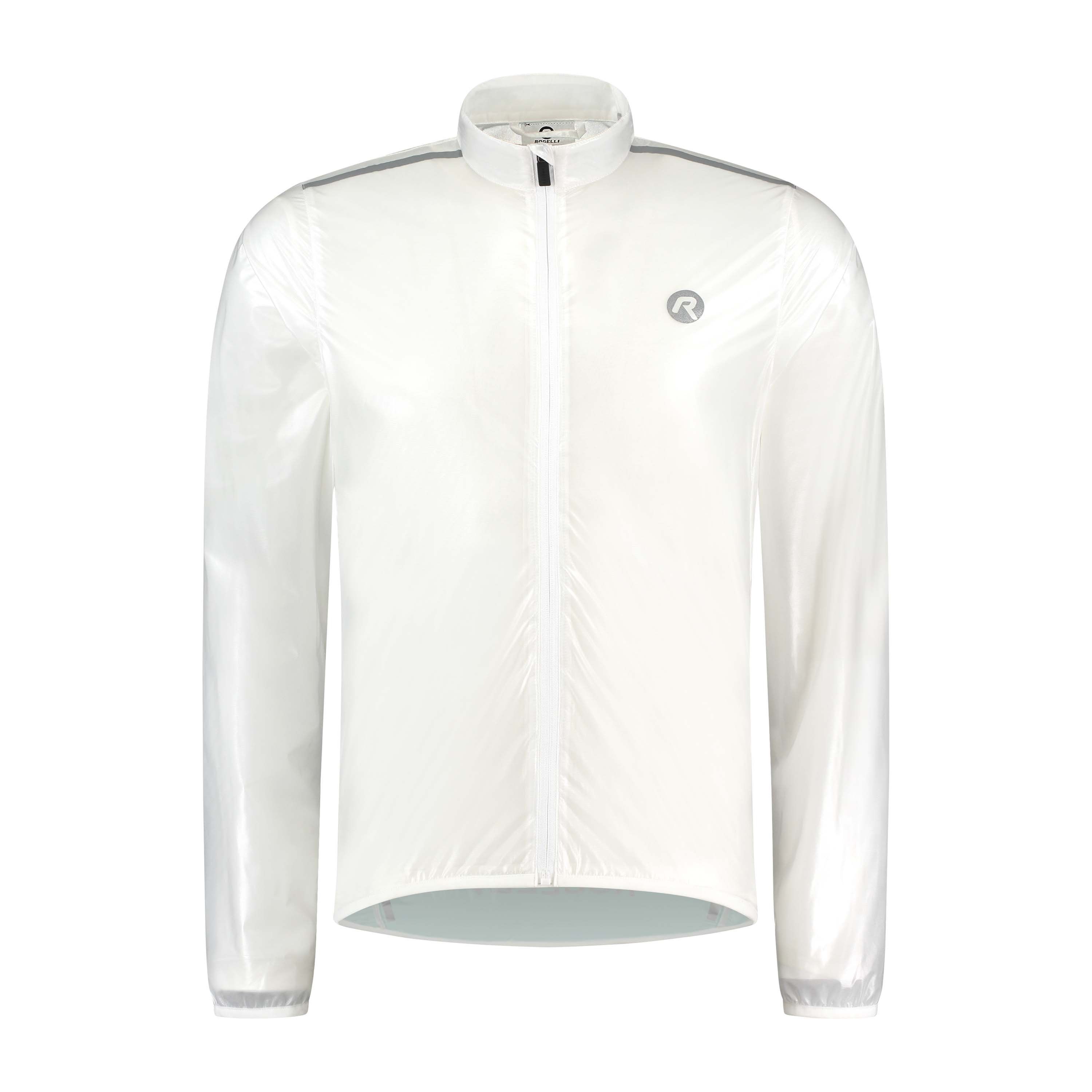 Rogelli Emergency Weiß Kinder Fahrrad Regenjacke