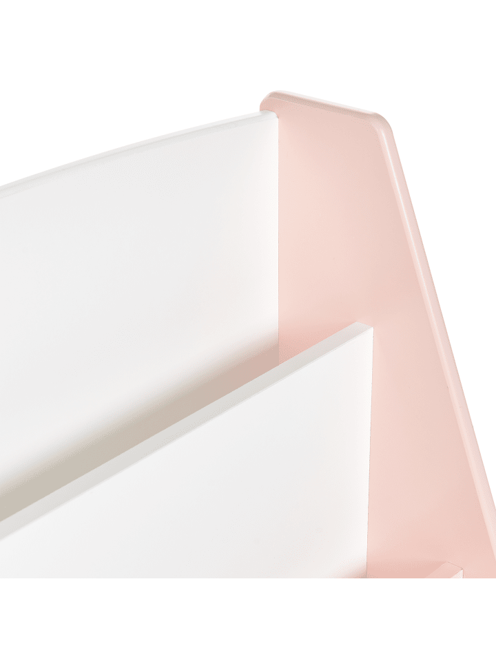 Beliani Bücherregal LILOET in Rosa/Weiß - (W) 61 x (H) 70 x (L) 30 cm günstig kaufen onesize