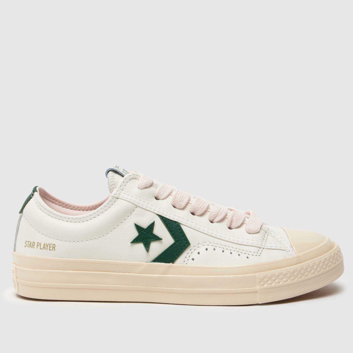 Converse Star Player 76 cipők fehér és zöld színben