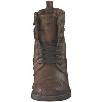 Mustang Schnürstiefelette in braun