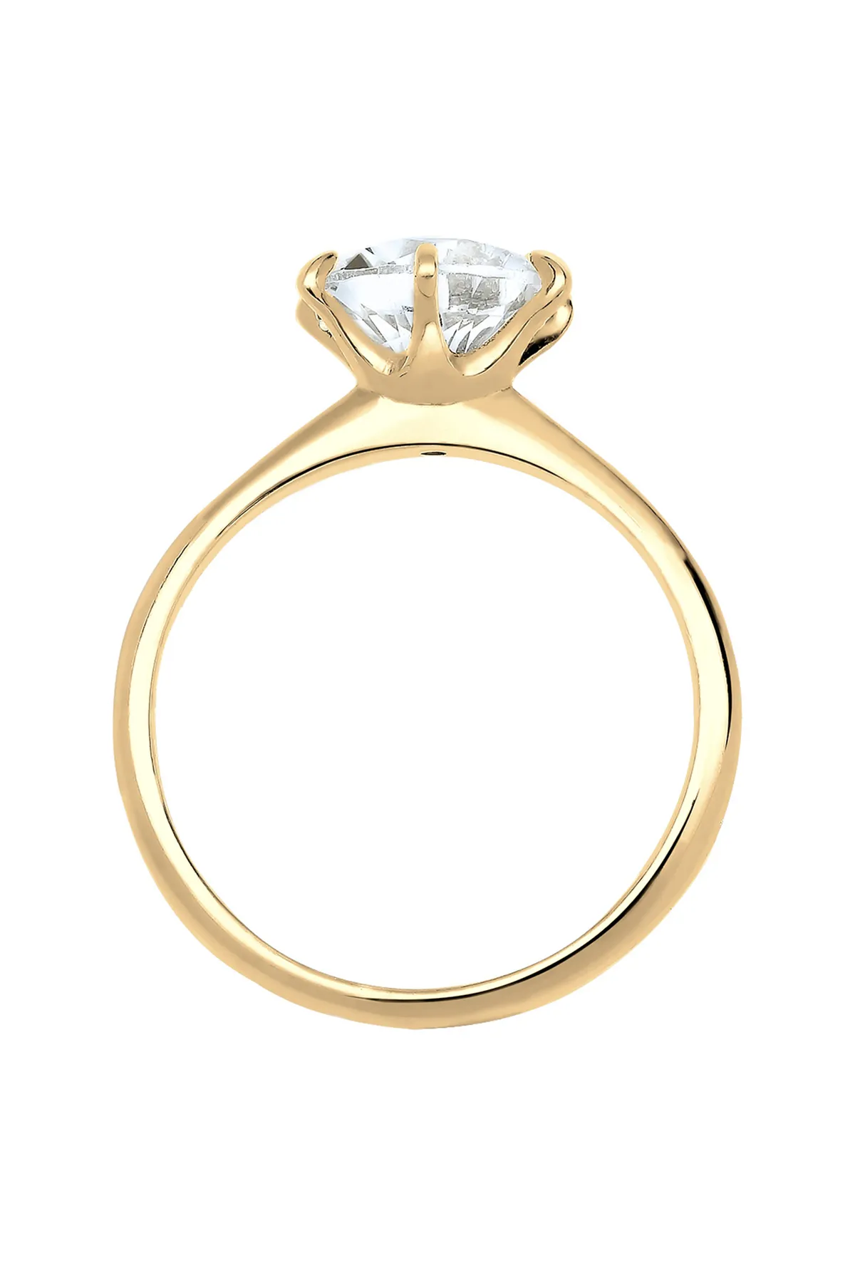 ELLI  Ring Verlobungsring Kristalle 925 Silber