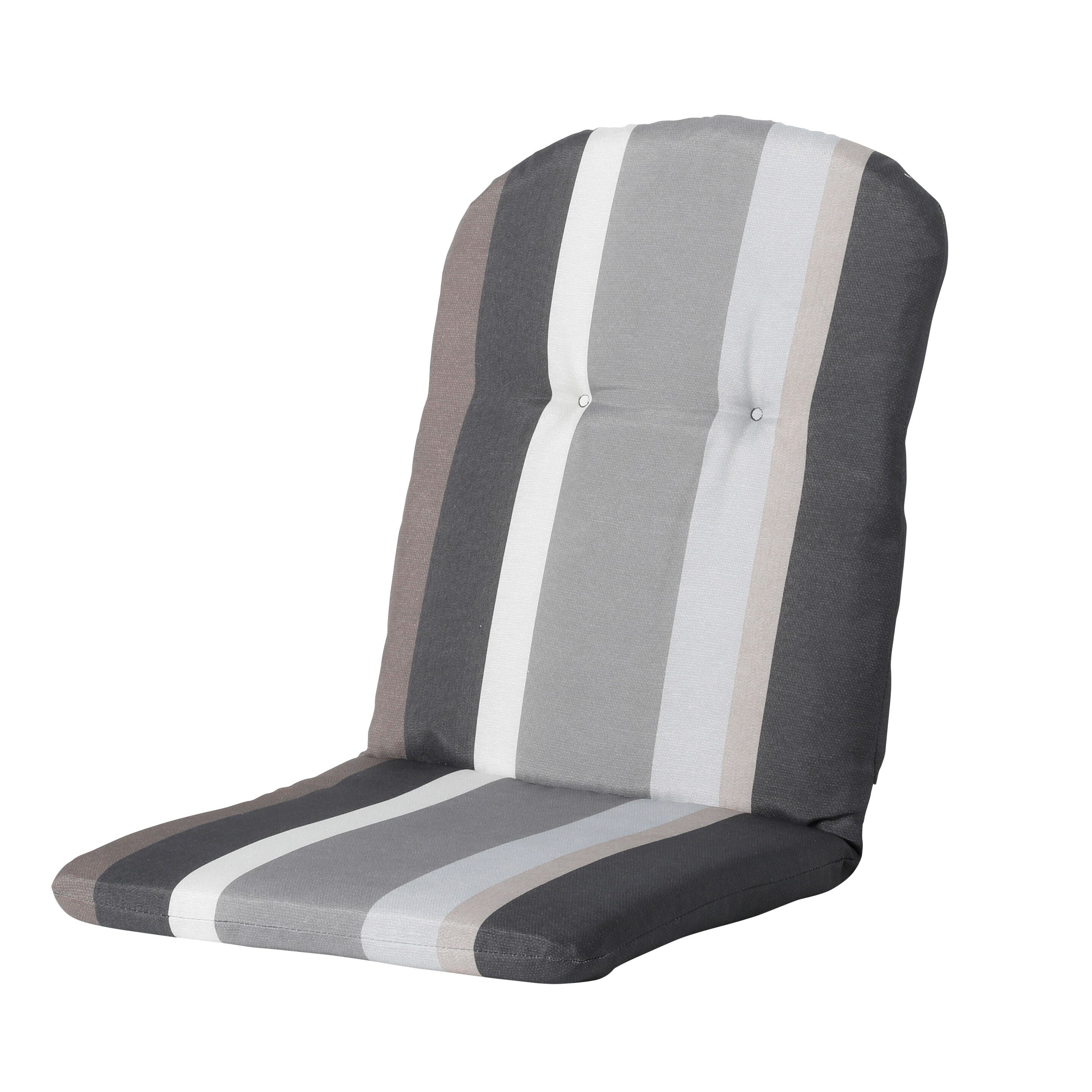Madison Stripe Grey 45x96 Hohes Cockpitkissen