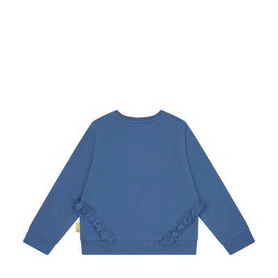 Sweatshirt, mittelblau für Mädchen
