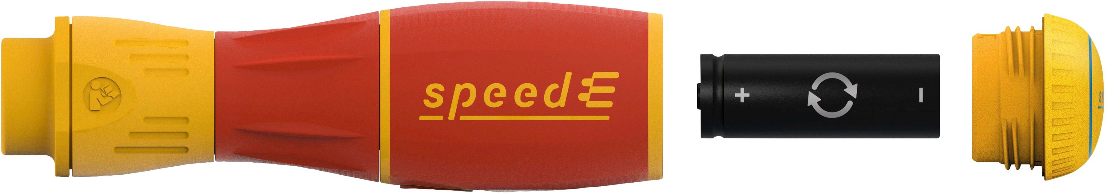 Wiha Schraubendreher E-Schraubendreher speedE® II electric (44318), (Set), 7-tlg. mit slimBits, Batterien und USB-Ladegerät in L-Boxx Mini