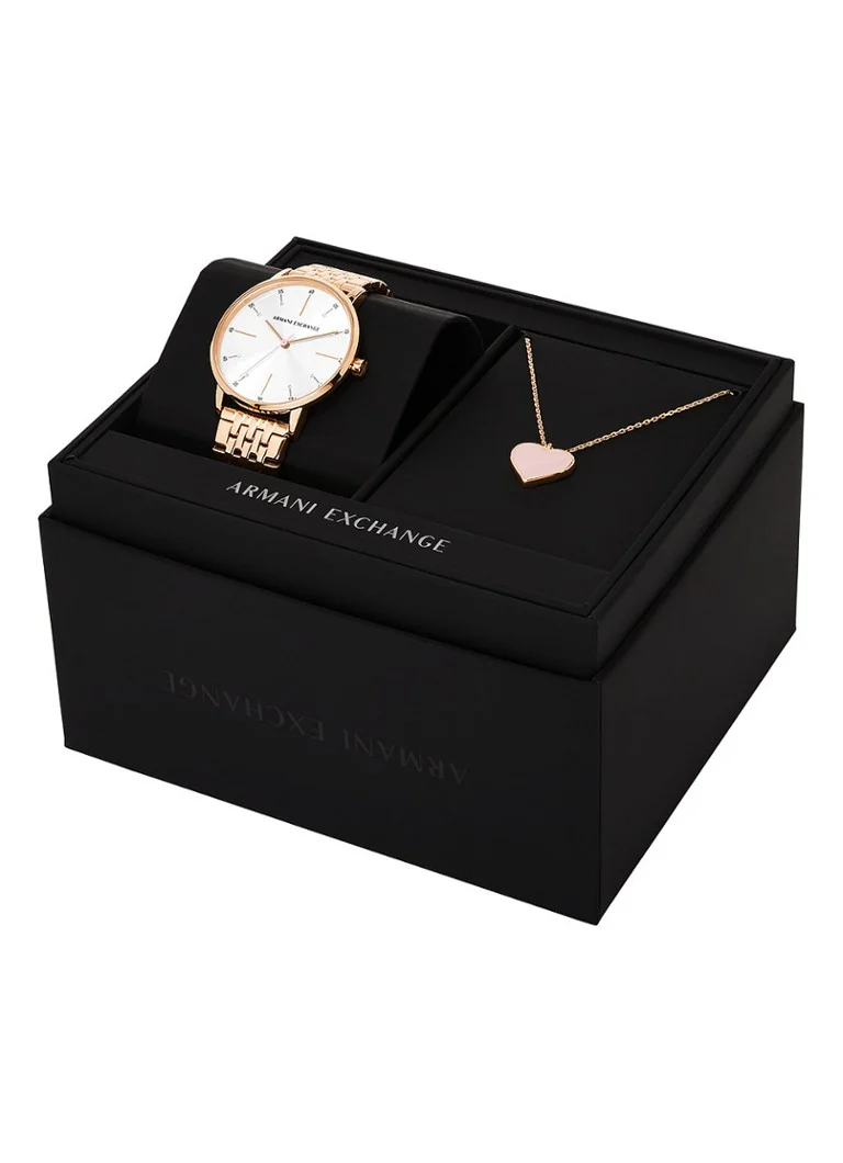 Poklon set od sata i ogrlice Armani Exchange AX7145SET