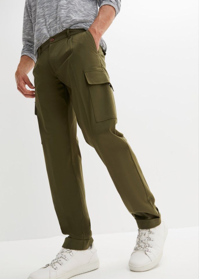 Cargo-Hose mit Bundfalten