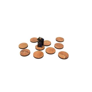 25mm Desert Bases (10)