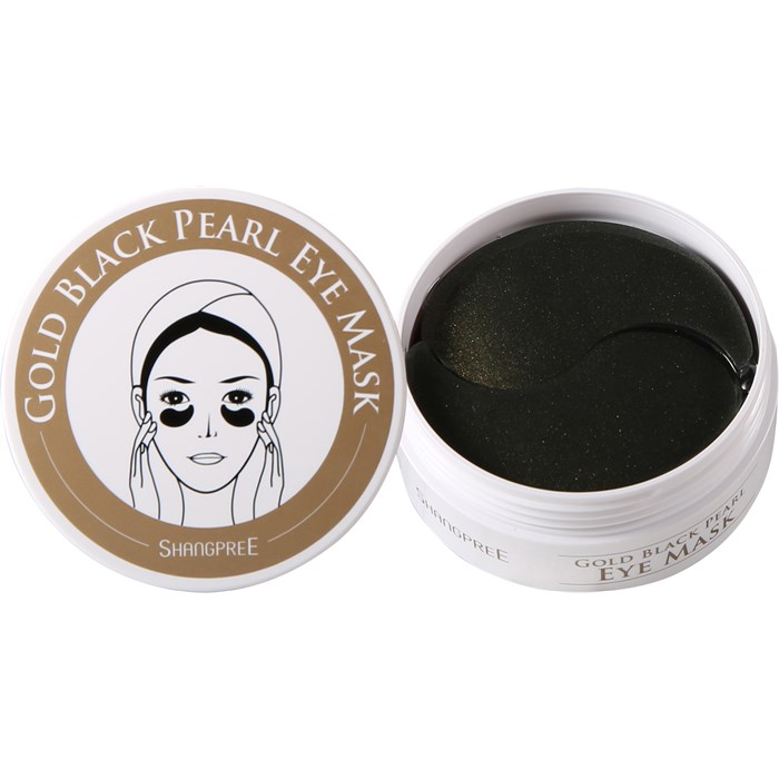 Gold Black Pearl Eye Mask