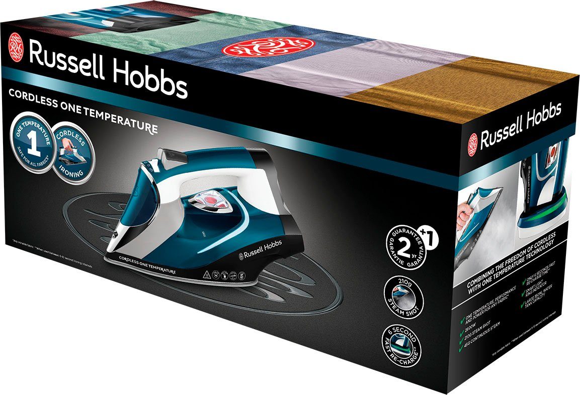 RUSSELL HOBBS Dampfbügeleisen Cordless One Temperature 26020-56, 2600 W