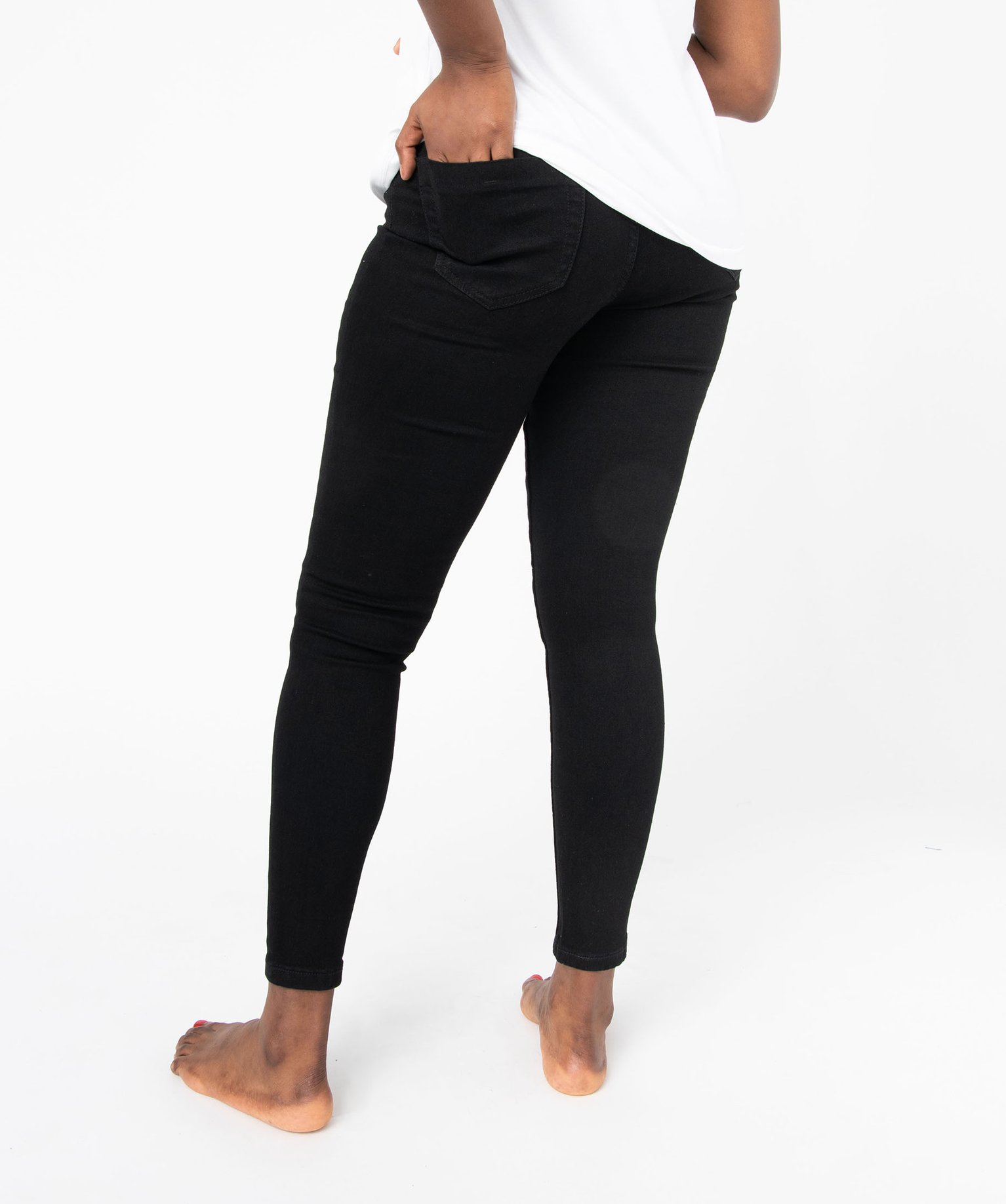 Jean femme coupe Skinny taille normale noir | GEMO