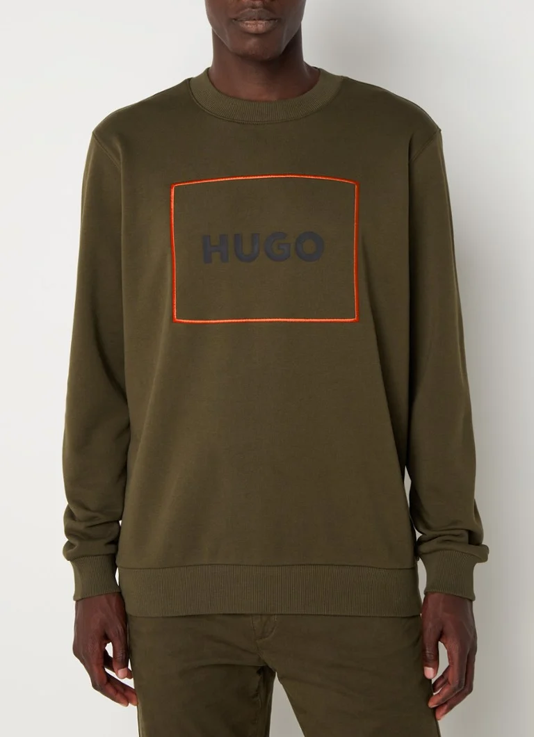 Maglione HUGO BOSS Delery con logo stampato