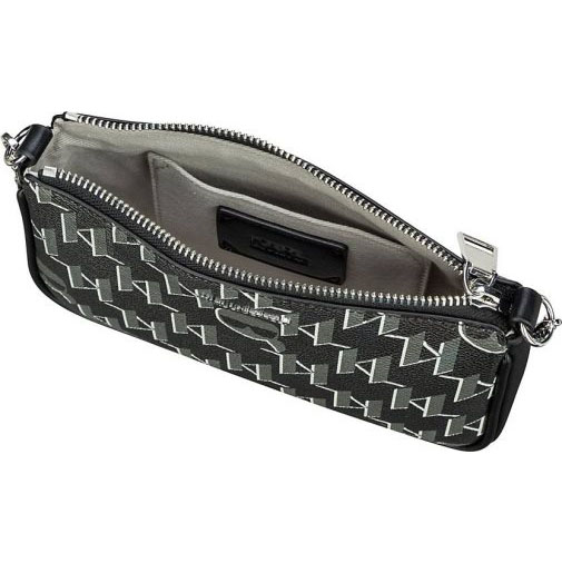 Karl Lagerfeld Schultertasche K/Ikonik 2.0 Monogram CC Pochette