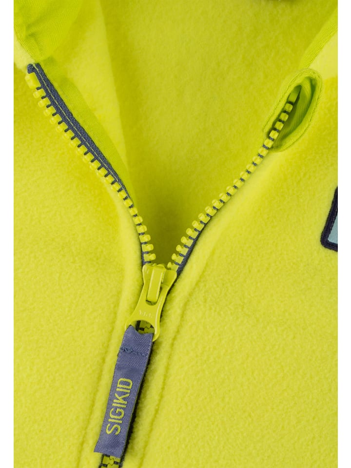Sigikid Fleecejacke Sporty Dino in Neongelb günstig kaufen