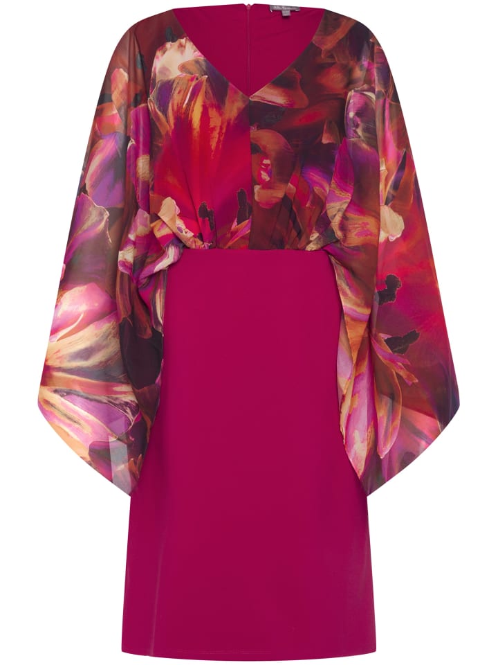 Ulla Popken Abendkleid in magenta günstig kaufen