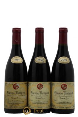 Clos de Vougeot Grand Cru Michel Noëllat et Fils (Domaine)  1997 - Lot de 3 Bouteilles