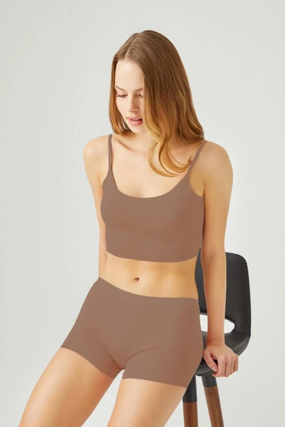 Cottonhill  Basic Laser Cut Nahtlose Damen-Boxerhöschen, 3er-Pack – 2