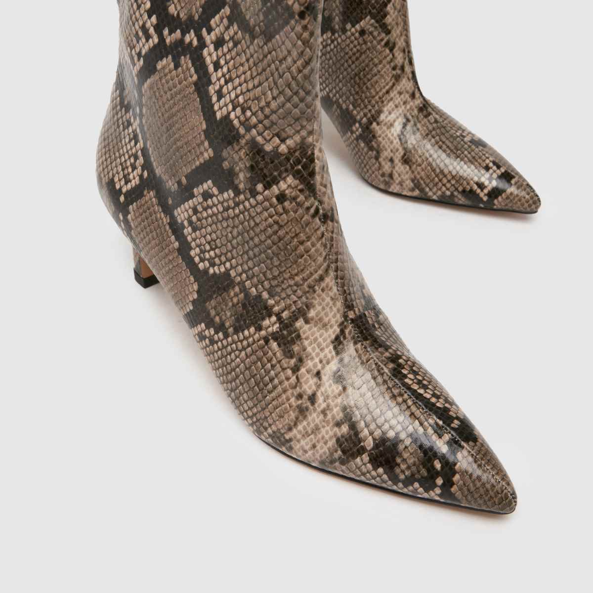 Schuh Dottie térdig érő csizma barna multiszínű színben