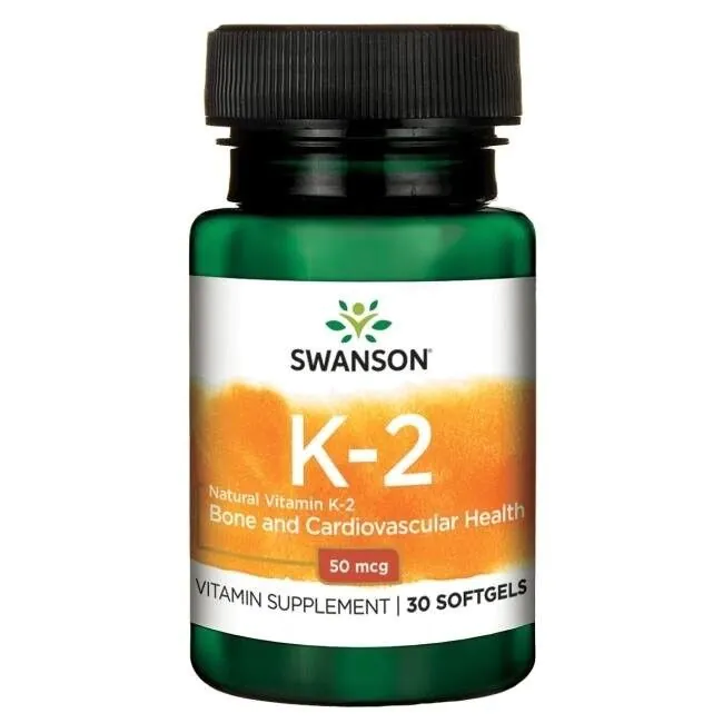 Swanson Vitamin K2 Natural 50 mcg kapsule