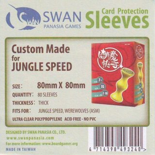 Swan Panasia Kartenhüllen 80mm x 80mm Premium (80)