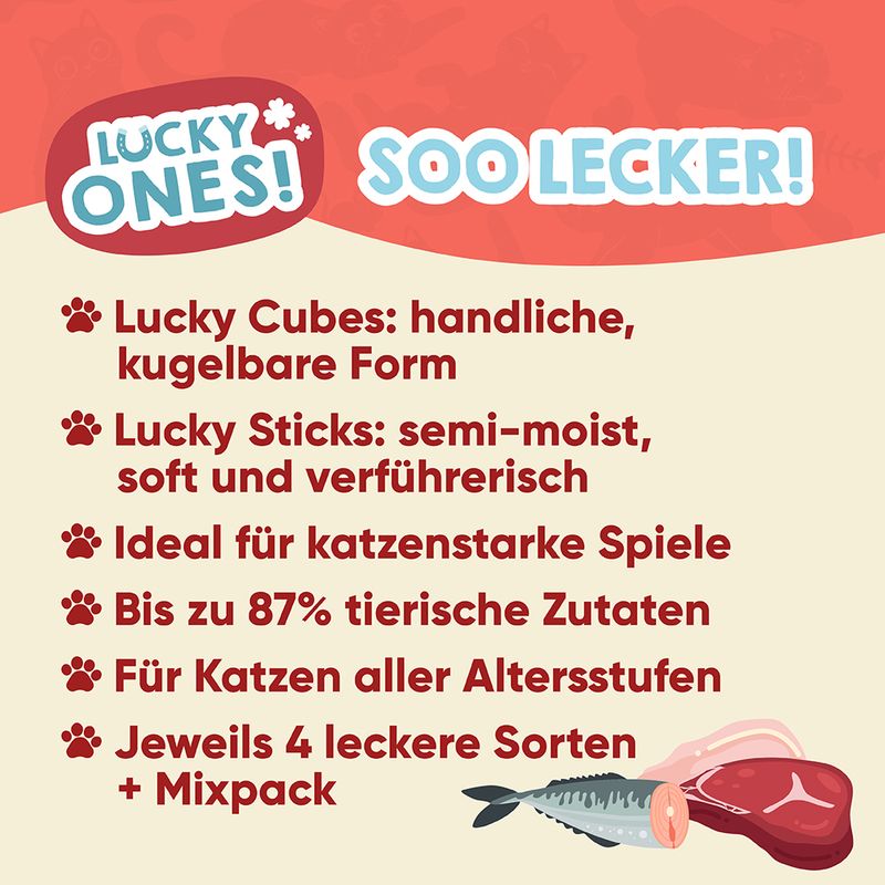 Lucky Lou Lucky Ones Cubes Mixpack zu TOP-Preisen