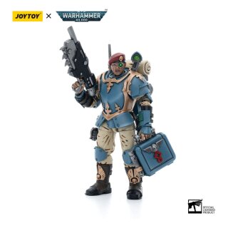 Warhammer 40k Actionfigur 1/18 Astra Militarum Tempestus Scions Command Squad 55th Kappic Eagles Medic 12 cm