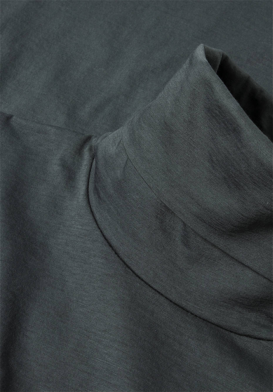 Rollkragen-Shirt aus reiner Bio-Baumwolle