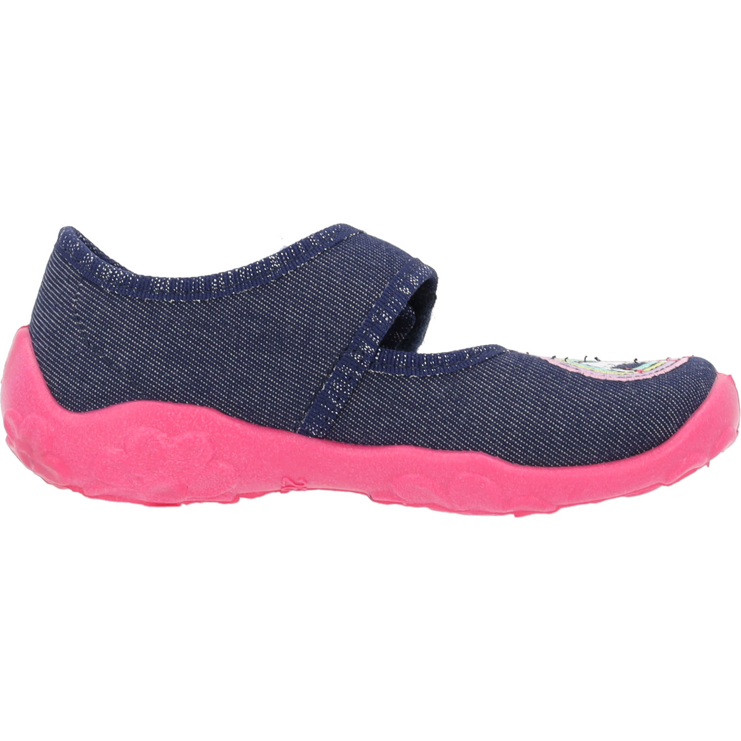 Superfit BONNY 00282, Hausschuhe, Kinder, BLAU/PINK