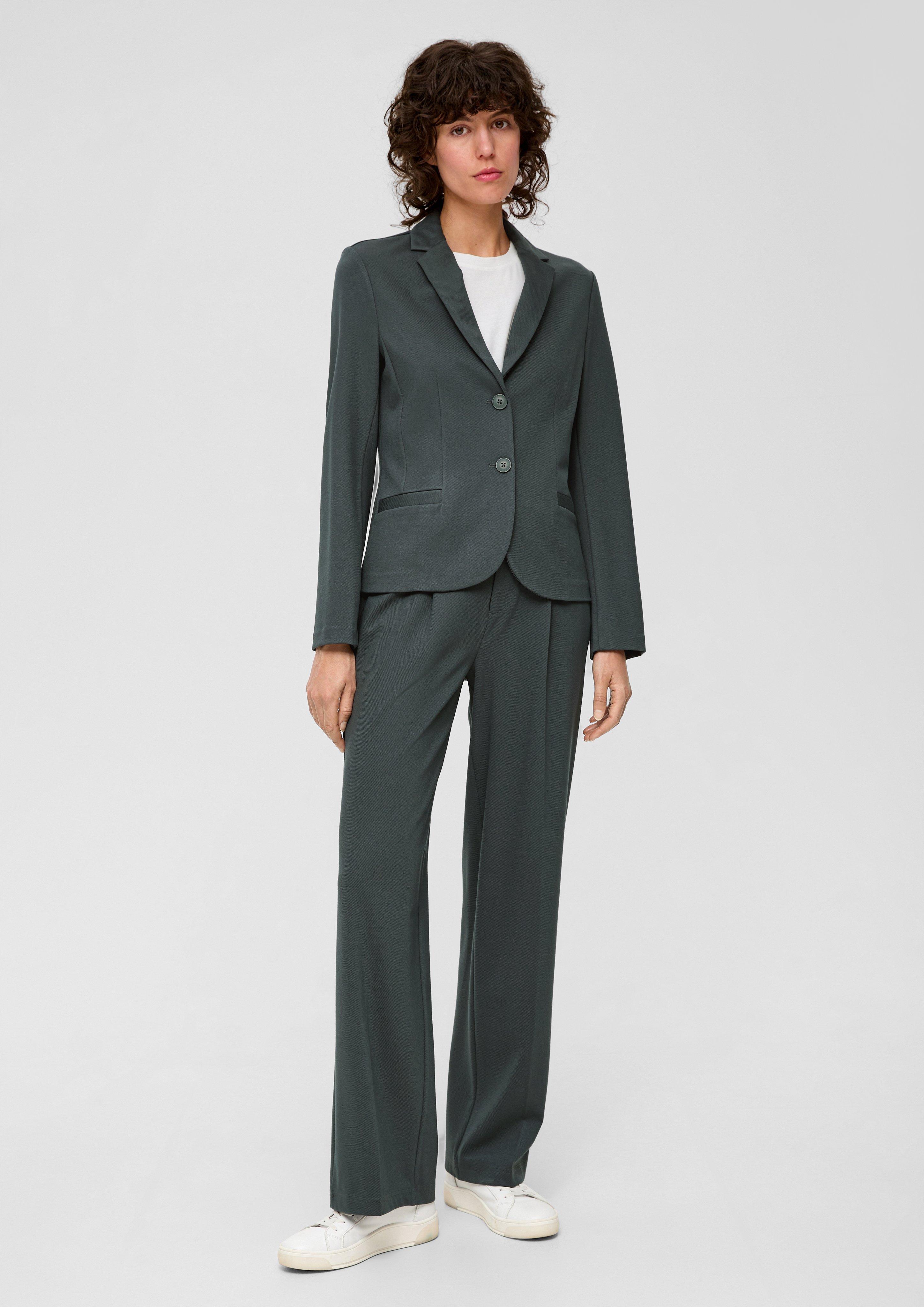 Twill-Blazer aus Interlockjersey  2133482-7909
