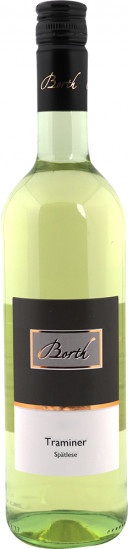 2022 Traminer Spätlese lieblich - Weingut Borth