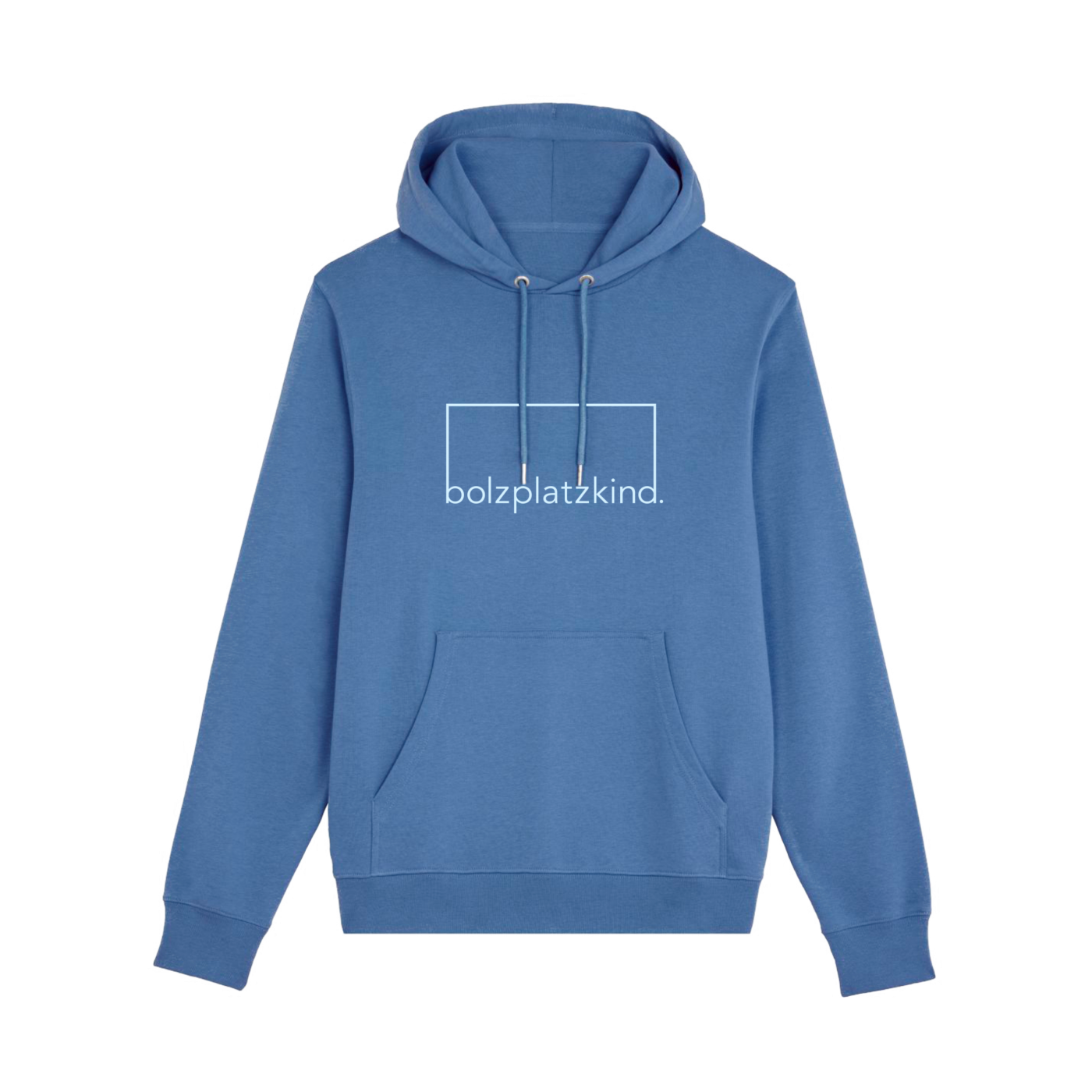 Bolzplatzkind "Selbstliebe" Hoody Blau Hellblau