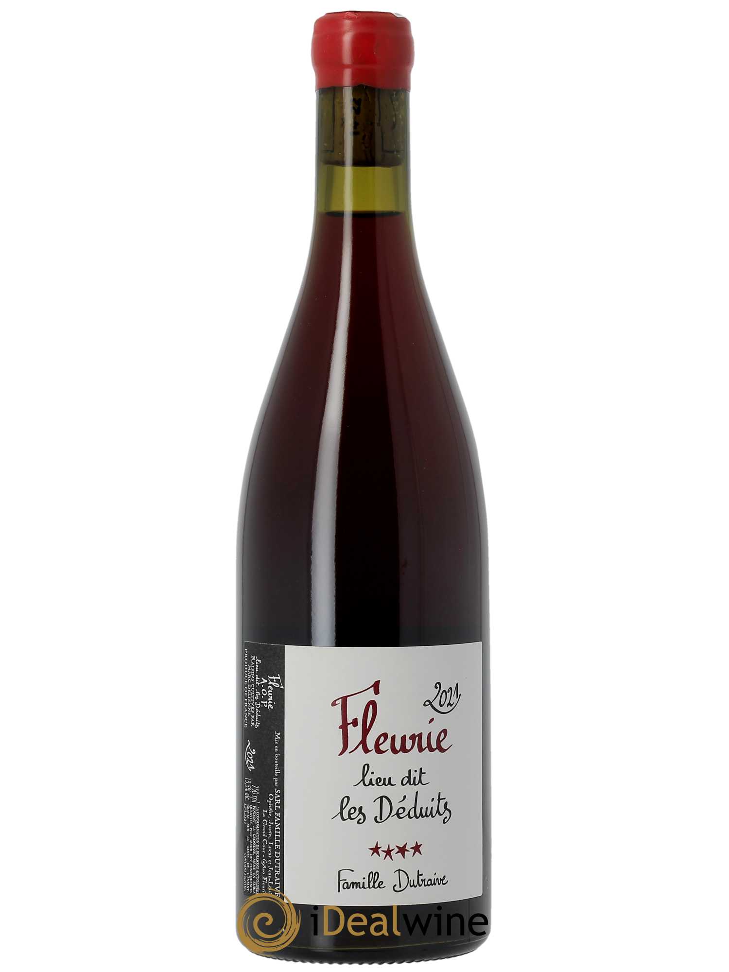 Fleurie Lieu-Dit Les Déduits Grand'cour (Domaine de la) - Jean-Louis Dutraive  2021 - Lot de 1 Bouteille