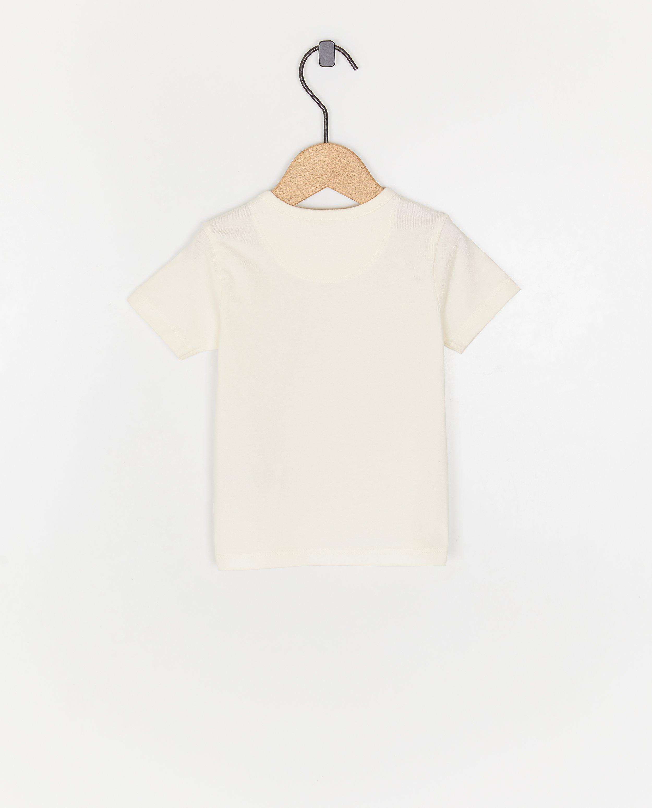 Tricou Noppies cu imprimeu de ananas alb