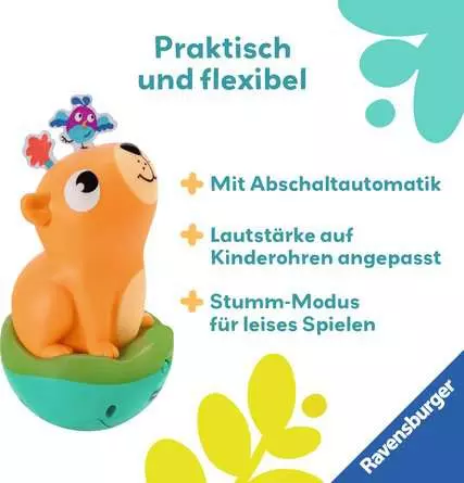 Ravensburger Play+ Musikalischer Stehauf-Kreisel