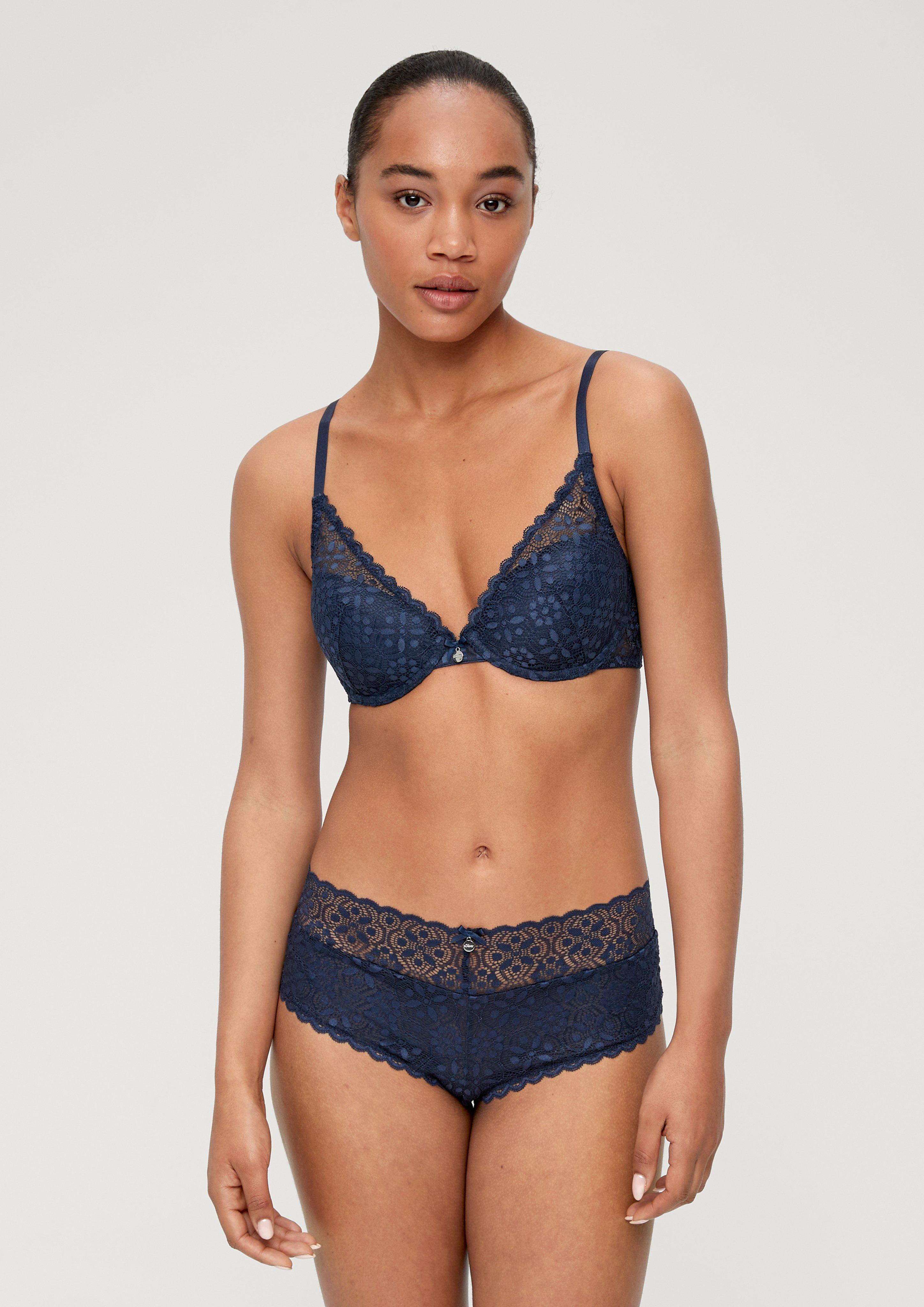 Highwaist-Slip mit Spitze  6006273-5865