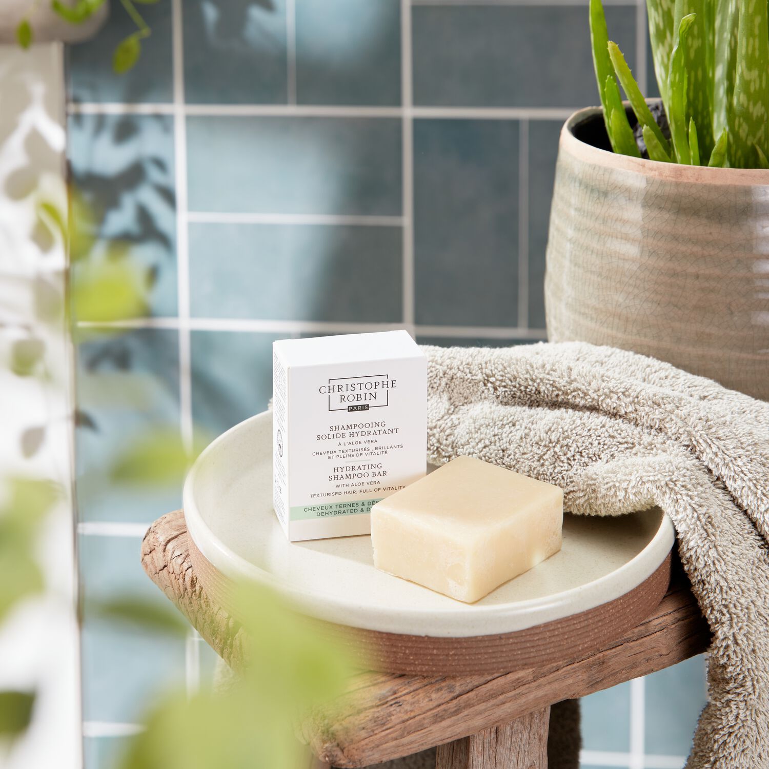 Christophe Robin Shampooing Solide A L'Aloé Vera 100g
